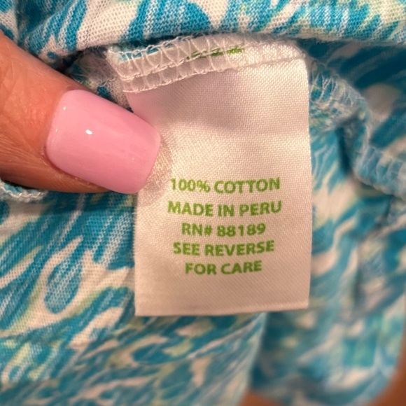 Lilly Pulitzer cordon blue sailors beach Racerback dress Sz Medium Shell Print - Picture 4 of 5
